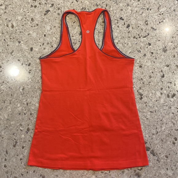 Lululemon Tank Top Red Size 8 - Picture 2 of 2